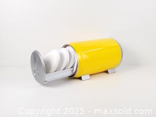 MaxSold Auction: Vintage Soda Can Shaped CD Storage Box Holder - Toronto (Ontario, Canada) SELLER MANAGED Downsizing Online Auction - Esandar Drive (STORAGE)