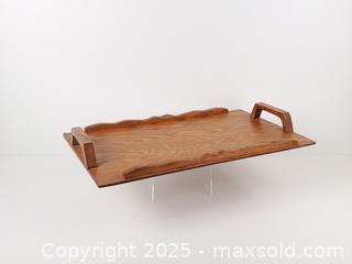 MaxSold Auction: Vintage Solid Oak Wood Tray - Toronto (Ontario, Canada) SELLER MANAGED Downsizing Online Auction - Esandar Drive (STORAGE)