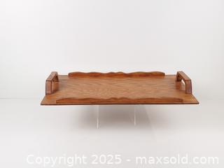 MaxSold Auction: Vintage Solid Oak Wood Tray - Toronto (Ontario, Canada) SELLER MANAGED Downsizing Online Auction - Esandar Drive (STORAGE)