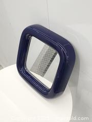MaxSold Auction: Vintage Square Dark Blue Mirror - Toronto (Ontario, Canada) SELLER MANAGED Downsizing Online Auction - Esandar Drive (STORAGE)