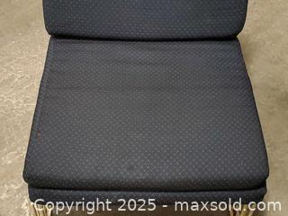 MaxSold Auction: Vintage Wired Modernist Lounge Chair with Footstool - Toronto (Ontario, Canada) SELLER MANAGED Downsizing Online Auction - Esandar Drive (STORAGE)