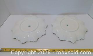 MaxSold Auction: 2x Coalport England Gold Trim Scalloped Plates - Lakeland (Florida, USA) SELLER MANAGED Reseller Online Auction - Dove Meadow Trail