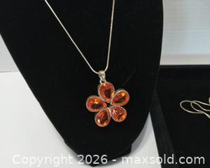 MaxSold Auction: 2x Sterling Silver Necklace and Pendant Sets - Lakeland (Florida, USA) SELLER MANAGED Reseller Online Auction - Dove Meadow Trail