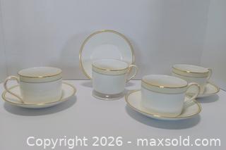 MaxSold Auction: 4x Vera Wang Wedgwood Porcelain Cup & Saucer Sets - Lakeland (Florida, USA) SELLER MANAGED Reseller Online Auction - Dove Meadow Trail