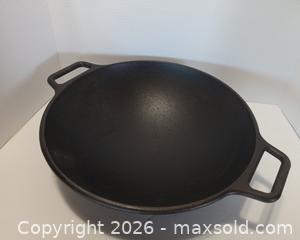 MaxSold Auction: Cast Iron Wok by Lodge - Lakeland (Florida, USA) SELLER MANAGED Reseller Online Auction - Dove Meadow Trail
