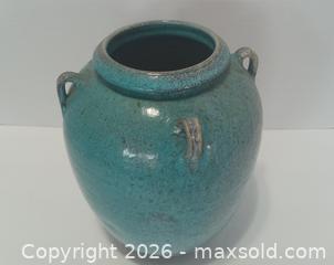 MaxSold Auction: Chinese ceramic turquoise wine jug - Lakeland (Florida, USA) SELLER MANAGED Reseller Online Auction - Dove Meadow Trail