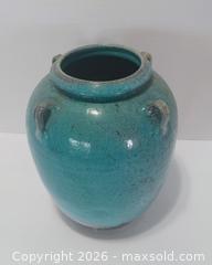 MaxSold Auction: Chinese ceramic turquoise wine jug - Lakeland (Florida, USA) SELLER MANAGED Reseller Online Auction - Dove Meadow Trail