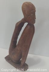 MaxSold Auction:  Dogon male wood bent statue - Lakeland (Florida, USA) SELLER MANAGED Reseller Online Auction - Dove Meadow Trail