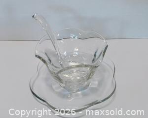 MaxSold Auction: Duncan & Miller three-piece mayonnaise Canterbury set - Lakeland (Florida, USA) SELLER MANAGED Reseller Online Auction - Dove Meadow Trail