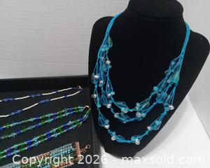 MaxSold Auction: Ladies Costume Jewelry Crystal- Blues - Lakeland (Florida, USA) SELLER MANAGED Reseller Online Auction - Dove Meadow Trail