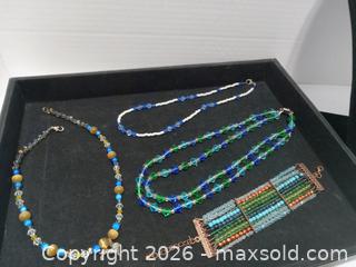 MaxSold Auction: Ladies Costume Jewelry Crystal- Blues - Lakeland (Florida, USA) SELLER MANAGED Reseller Online Auction - Dove Meadow Trail