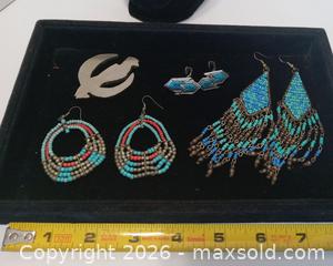 MaxSold Auction: Lot C Turquoise Costume Jewelry  - Lakeland (Florida, USA) SELLER MANAGED Reseller Online Auction - Dove Meadow Trail