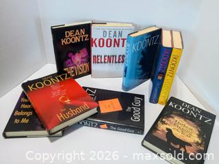 MaxSold Auction: Lot of Dean Koontz Hardcovers - Lakeland (Florida, USA) SELLER MANAGED Reseller Online Auction - Dove Meadow Trail