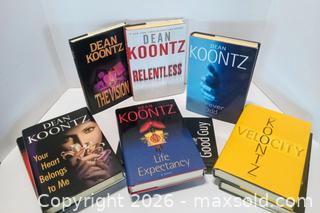 MaxSold Auction: Lot of Dean Koontz Hardcovers - Lakeland (Florida, USA) SELLER MANAGED Reseller Online Auction - Dove Meadow Trail