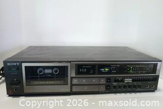MaxSold Auction: Sony TC-FX420R single auto reverse stereo cassette deck - Lakeland (Florida, USA) SELLER MANAGED Reseller Online Auction - Dove Meadow Trail