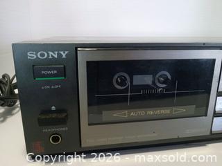 MaxSold Auction: Sony TC-FX420R single auto reverse stereo cassette deck - Lakeland (Florida, USA) SELLER MANAGED Reseller Online Auction - Dove Meadow Trail