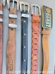 MaxSold Auction: Assorted Leather Belts, Lot of 11 - Los Angeles (California, USA) PARTNER MANAGED Downsizing Online Auction - West 88th Place