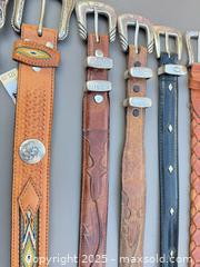 MaxSold Auction: Assorted Leather Belts, Lot of 11 - Los Angeles (California, USA) PARTNER MANAGED Downsizing Online Auction - West 88th Place