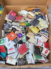 MaxSold Auction: Collectible Vintage Matchbooks Lot — Approximately 200–350 - Los Angeles (California, USA) PARTNER MANAGED Downsizing Online Auction - West 88th Place