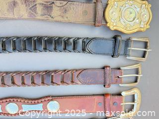 MaxSold Auction: Lot of 11 Leather Belts - Los Angeles (California, USA) PARTNER MANAGED Downsizing Online Auction - West 88th Place