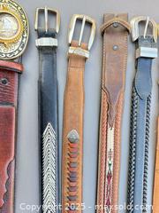 MaxSold Auction: Lot of 11 Leather Belts, Assorted Lengths - Los Angeles (California, USA) PARTNER MANAGED Downsizing Online Auction - West 88th Place