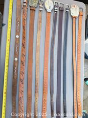 MaxSold Auction: Lot of 11 leather belts with buckles — Wrangler & Wolverine - Los Angeles (California, USA) PARTNER MANAGED Downsizing Online Auction - W 88th Place
