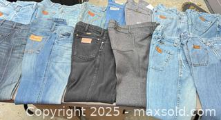 MaxSold Auction: Lot of ~11 Men's Jeans & Casual Pants — Wrangler, Lee, Levi's - Los Angeles (California, USA) PARTNER MANAGED Downsizing Online Auction - West 88th Place