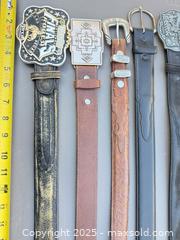 MaxSold Auction: Lot of 11 Western-Style Leather Belts, Various Lengths - Los Angeles (California, USA) PARTNER MANAGED Downsizing Online Auction - West 88th Place