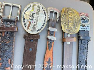 MaxSold Auction: Lot of 12 Mixed Leather Belts, Various Lengths - Los Angeles (California, USA) PARTNER MANAGED Downsizing Online Auction - W 88th Place