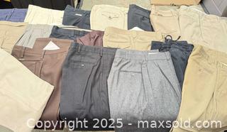 MaxSold Auction: Lot of ~15 Men's Dress Pants / Chinos, Size 34 - Los Angeles (California, USA) PARTNER MANAGED Downsizing Online Auction - West 88th Place