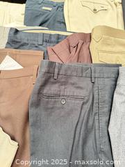 MaxSold Auction: Lot of ~15 Men's Dress Pants / Chinos, Size 34 - Los Angeles (California, USA) PARTNER MANAGED Downsizing Online Auction - West 88th Place