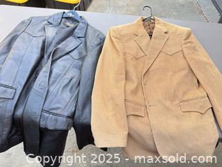 MaxSold Auction: Lot of 2 Men's Sport Coats/Jackets — Scully & Oracle - Los Angeles (California, USA) PARTNER MANAGED Downsizing Online Auction - West 88th Place