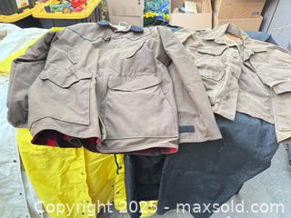 MaxSold Auction: Lot of 3 Men's Jackets — Schaefer, Outback Trading, Double B - Los Angeles (California, USA) PARTNER MANAGED Downsizing Online Auction - West 88th Place