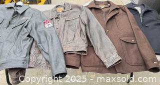MaxSold Auction: Lot of 4 Jackets — Wrangler, King Ranch, Harper, Woolrich - Los Angeles (California, USA) PARTNER MANAGED Downsizing Online Auction - W 88th Place