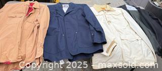 MaxSold Auction: Lot of 4 Men's Jackets & Coats — Polo Ralph Lauren + Others - Los Angeles (California, USA) PARTNER MANAGED Downsizing Online Auction - W 88th Place