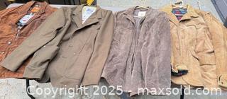 MaxSold Auction: Lot of 4 Men's Jackets/Coats, Mixed Brands - Los Angeles (California, USA) PARTNER MANAGED Downsizing Online Auction - W 88th Place