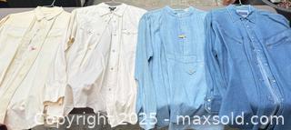 MaxSold Auction: Lot of 4 Men's Long-Sleeve Button-Up Shirts, XL — Mixed Brands - Los Angeles (California, USA) PARTNER MANAGED Downsizing Online Auction - West 88th Place