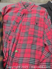 MaxSold Auction: Lot of 4 Men's Long-Sleeve Flannel / Button-Up Shirts - Los Angeles (California, USA) PARTNER MANAGED Downsizing Online Auction - West 88th Place