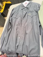 MaxSold Auction: Lot of 4 Men's Long-Sleeve Western Button-Up Shirts, Size L - Los Angeles (California, USA) PARTNER MANAGED Downsizing Online Auction - West 88th Place