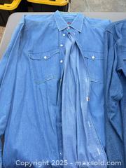 MaxSold Auction: Lot of 4 Men's Long-Sleeve Western/Denim Shirts - Los Angeles (California, USA) PARTNER MANAGED Downsizing Online Auction - West 88th Place