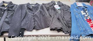 MaxSold Auction: Lot of 4 Western-Style Shirts/Jackets and Denim Jacket - Los Angeles (California, USA) PARTNER MANAGED Downsizing Online Auction - West 88th Place