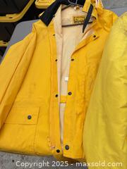 MaxSold Auction: Lot of 4 Yellow Jackets and Coats - Los Angeles (California, USA) PARTNER MANAGED Downsizing Online Auction - West 88th Place