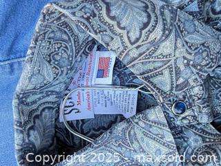 MaxSold Auction: Lot of 5 Large Denim/Western Button-Up Shirts - Los Angeles (California, USA) PARTNER MANAGED Downsizing Online Auction - West 88th Place