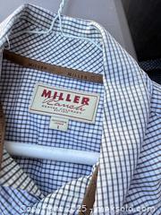 MaxSold Auction: Lot of 5 Men's Button-Up Western Shirts — Miller Ranch, Wrangler, Lucchese - Los Angeles (California, USA) PARTNER MANAGED Downsizing Online Auction - West 88th Place