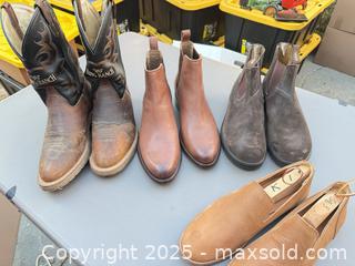 MaxSold Auction: Lot of 5 Men's Shoes & Boots — Tecovas, King Ranch, Blundstone-style - Los Angeles (California, USA) PARTNER MANAGED Downsizing Online Auction - West 88th Place