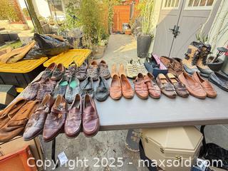 MaxSold Auction: Lot of Approximately 15 Pairs: KEEN & Various Leather Shoes - Los Angeles (California, USA) PARTNER MANAGED Downsizing Online Auction - West 88th Place