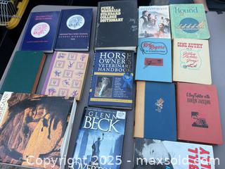 MaxSold Auction: Lot of Approximately 18 Mixed-Title Books - Los Angeles (California, USA) PARTNER MANAGED Downsizing Online Auction - West 88th Place