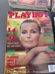 MaxSold Auction: Lot of Approximately 40–60 Playboy Magazines, 1992–1998 - Los Angeles (California, USA) PARTNER MANAGED Downsizing Online Auction - West 88th Place