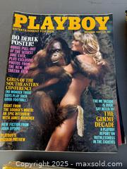 MaxSold Auction: Lot of vintage Playboy magazines (approx. 8–12) - Los Angeles (California, USA) PARTNER MANAGED Downsizing Online Auction - West 88th Place