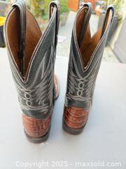 MaxSold Auction: Lucchese Exotic Vamp Leather Shaft Cowboy Boots, Size 10 M - Los Angeles (California, USA) PARTNER MANAGED Downsizing Online Auction - W 88th Place